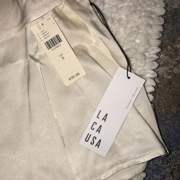 NWT Anthropologie LACAUSA Cry Baby Crop Top S - Picture 5 of 7